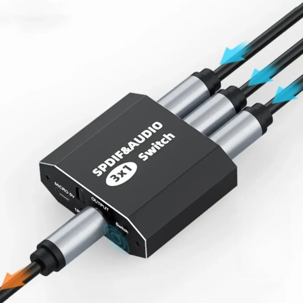 Metronome Digital - 3 Port SPDIF Toslink Audio Switch