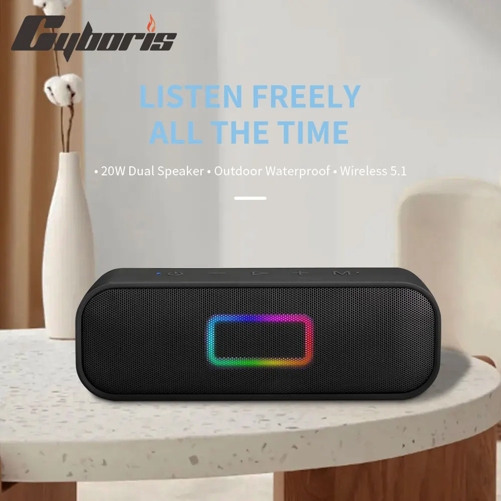 Apple Music Audio Quality - Split Wireless Bluetooth Speaker 20W High