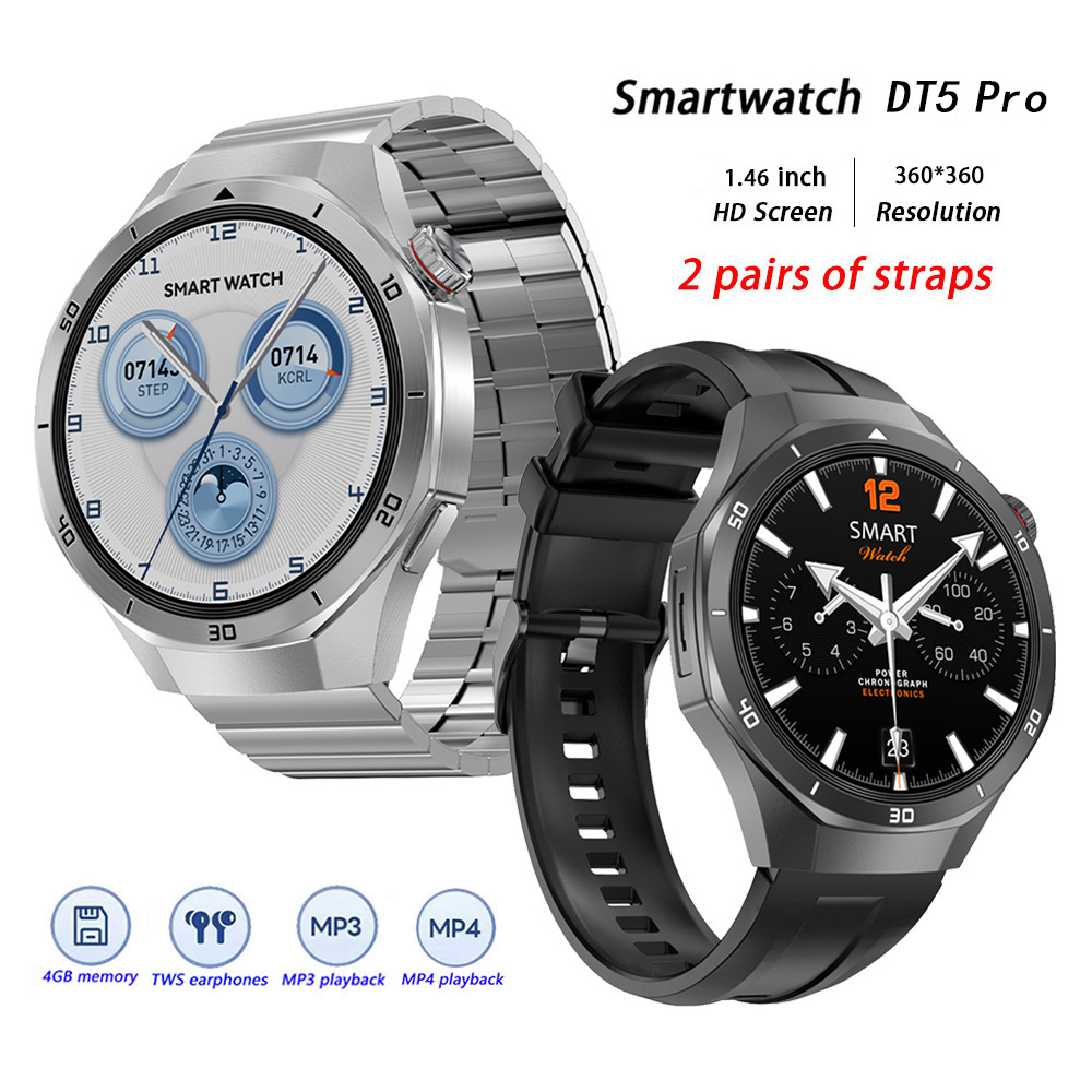 Metronome Digital - DT5 Pro Smart Watch for Men