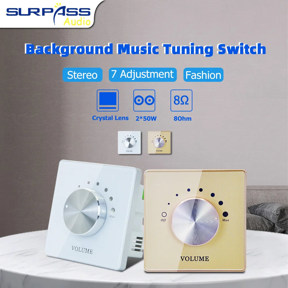 Audio Music Grading - Power Amplifier Volume Tuning Switch Controller
