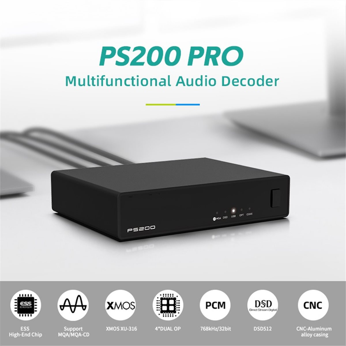 Music Audio Pro - DTC5 PS200 PRO Multifunctional Audio Converter