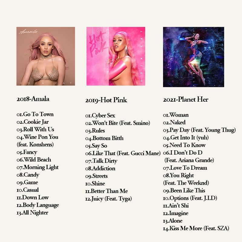 Doja Cat 6CD Music Album Colle - Audio With Music ulasan dan harga