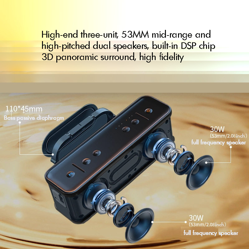 Wireless Bluetooth Speaker Hig - Audio Music Grading ulasan dan harga