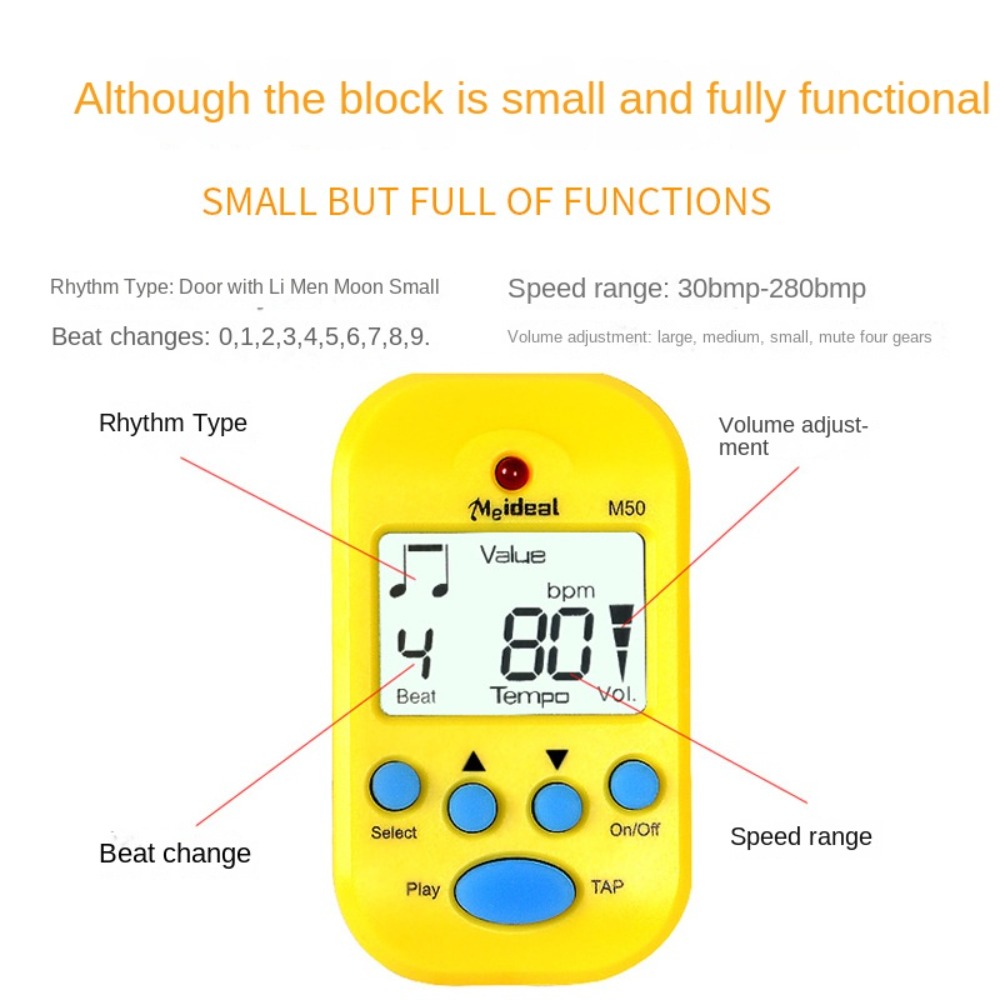 LCD Mini Metronome Professiona - Metronome Digital ulasan dan harga