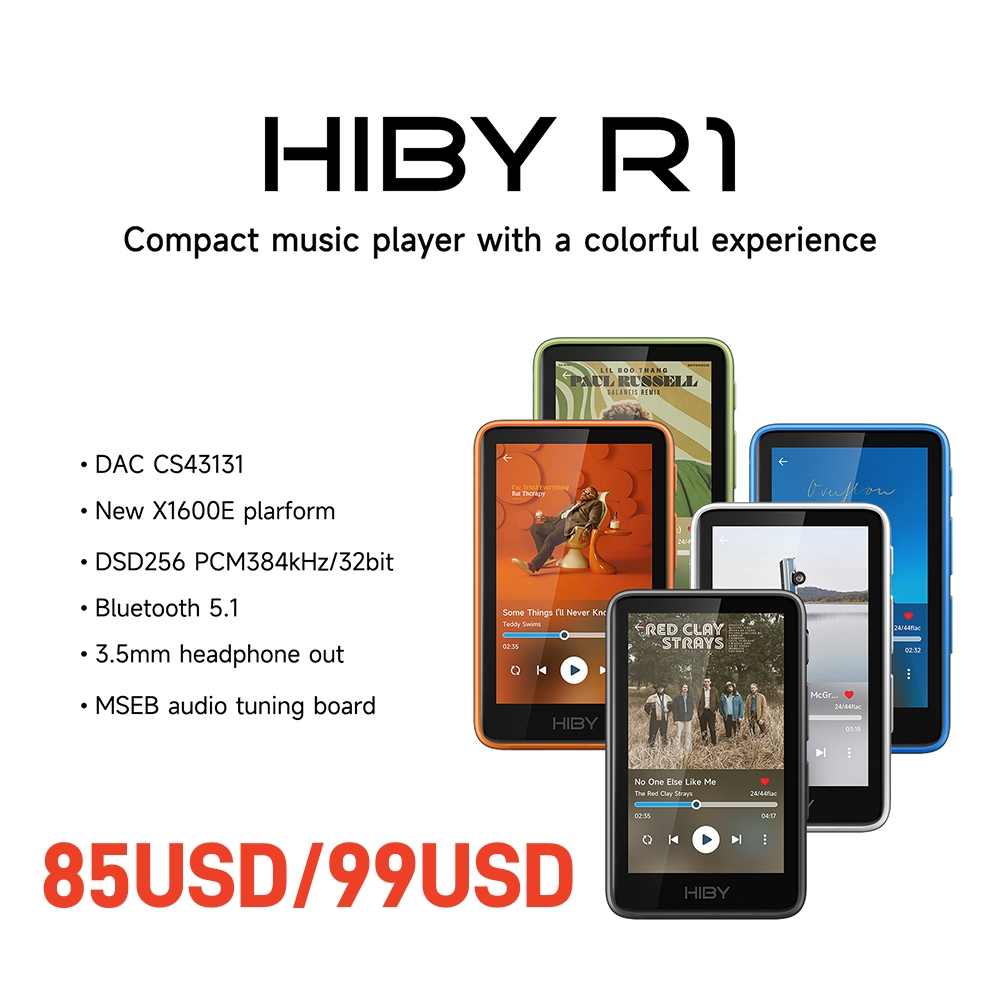 100% Original HiBy R1 HiFi Mus - Audio Music Web ulasan dan harga