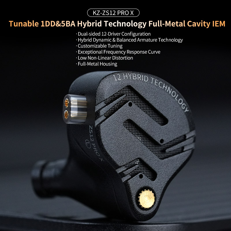 KZ ZS12 PRO X Metal Earphones  - Music Audio Pro ulasan dan harga