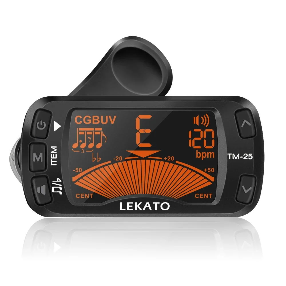 Compact 3-In-1 Tuner for Trave - Guitar Tuner Clip ulasan dan harga