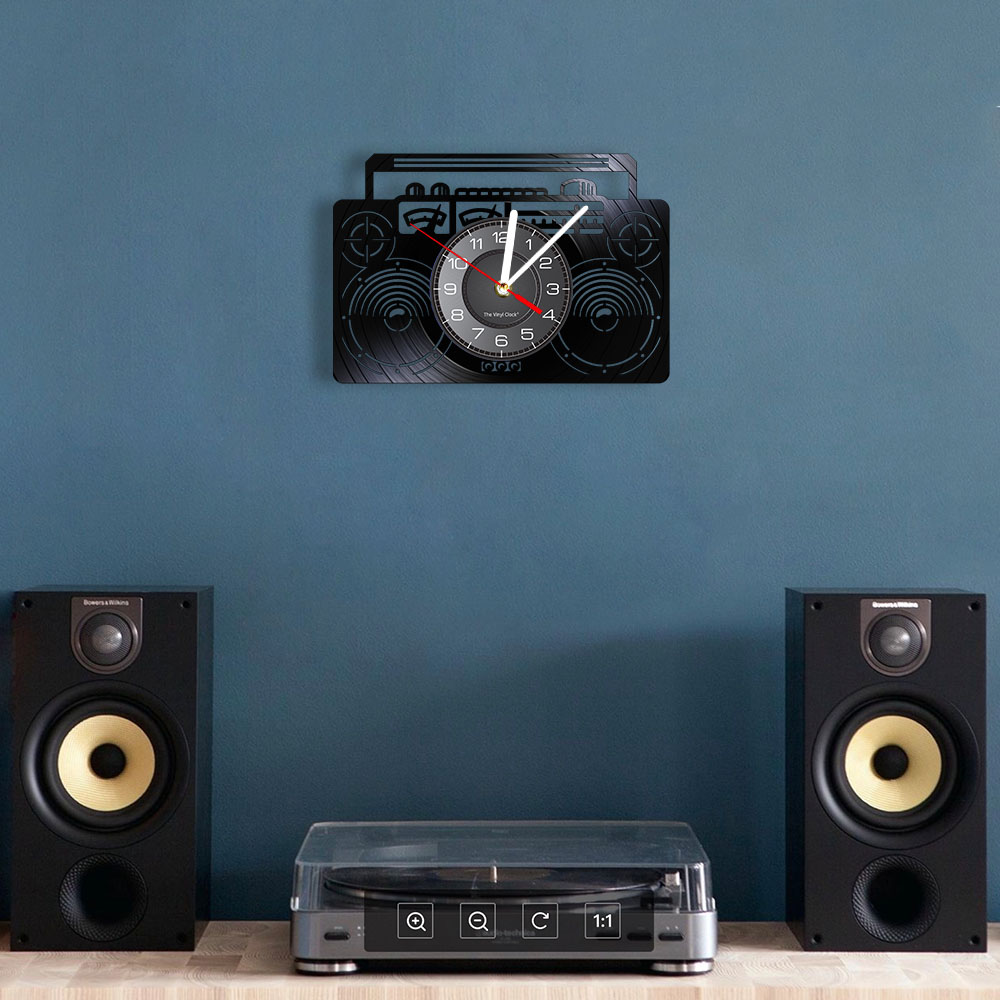 Boombox Radio Vinyl LP Record  - Audio And Music Separate ulasan dan harga