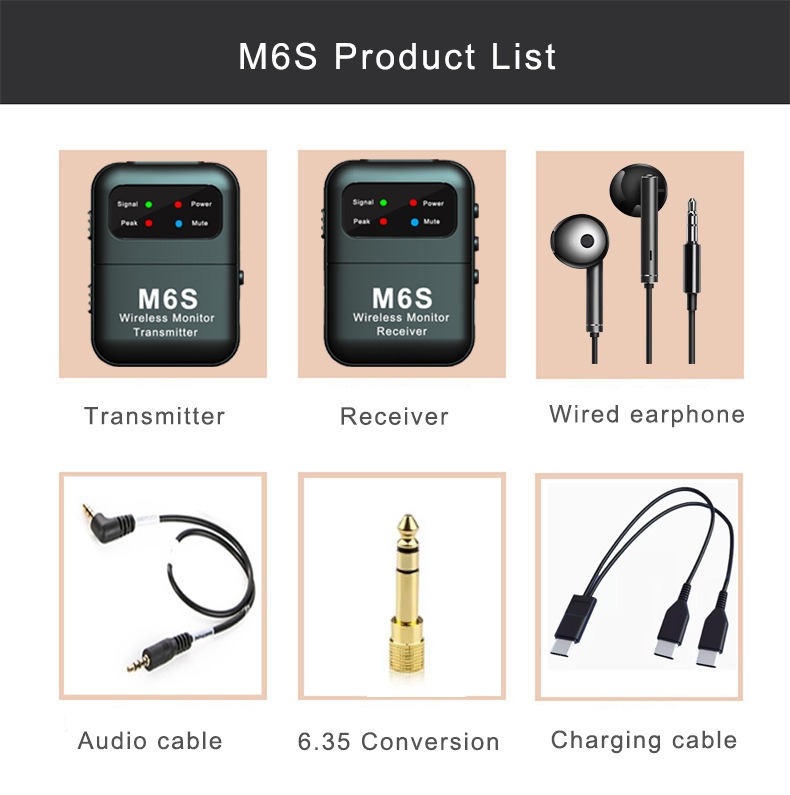 2.4G Stereo Wireless In-Ear Mo - In Ear Monitor Iem ulasan dan harga