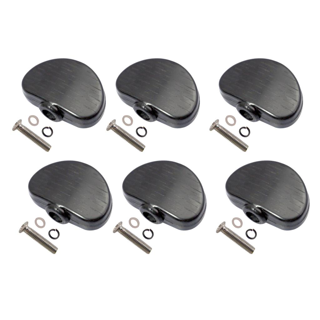 6 Pcs Black Guitar Tuning Pegs - Guitar Tuner Clip ulasan dan harga