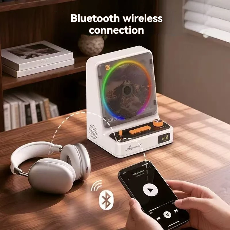 New L-CD211 Retro CD Player Wi - Apple Music Audio Quality ulasan dan harga