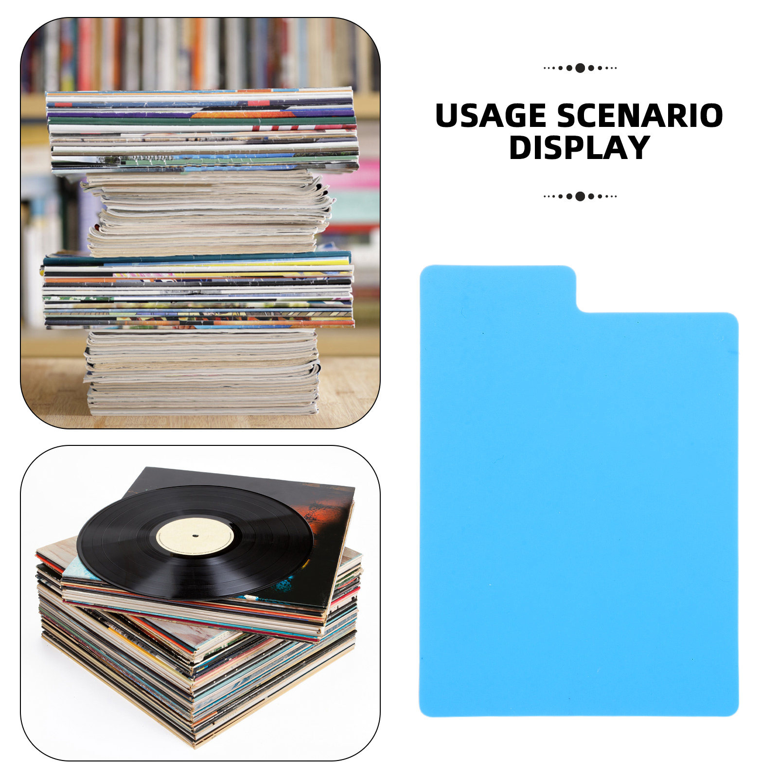 50Pcs Vinyl Record Dividers DI - Audio And Music Separate ulasan dan harga