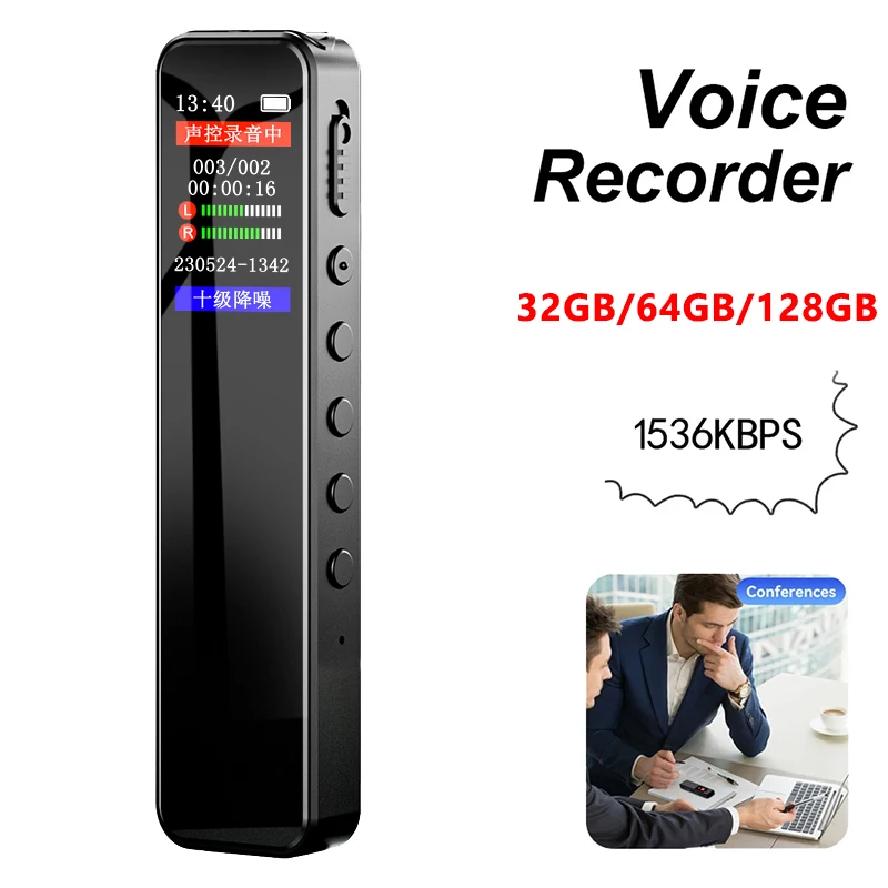 Digital Voice Recorder 32GB/64 - Audio And Music Separate ulasan dan harga