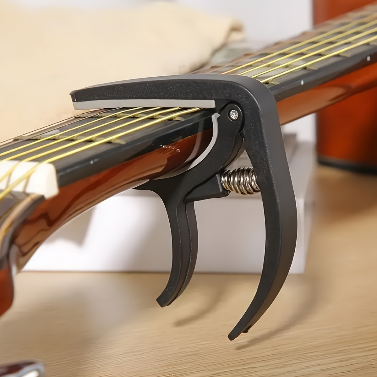 Durable Wooden Guitar Capo Tun - Guitar Tuner Clip ulasan dan harga