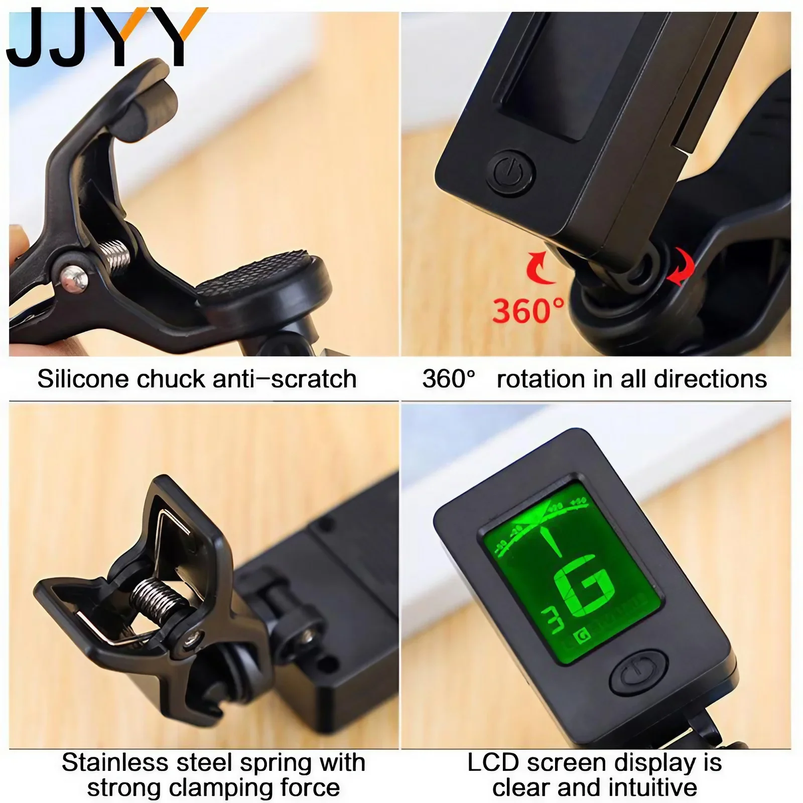 Stonego LCD Clip-on Guitar Tun - Guitar Tuner Clip ulasan dan harga