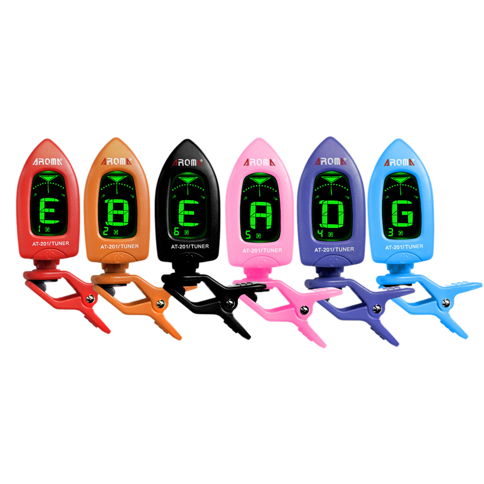 Aroma AT-201 Digital Guitar Tu - Guitar Tuner Clip ulasan dan harga