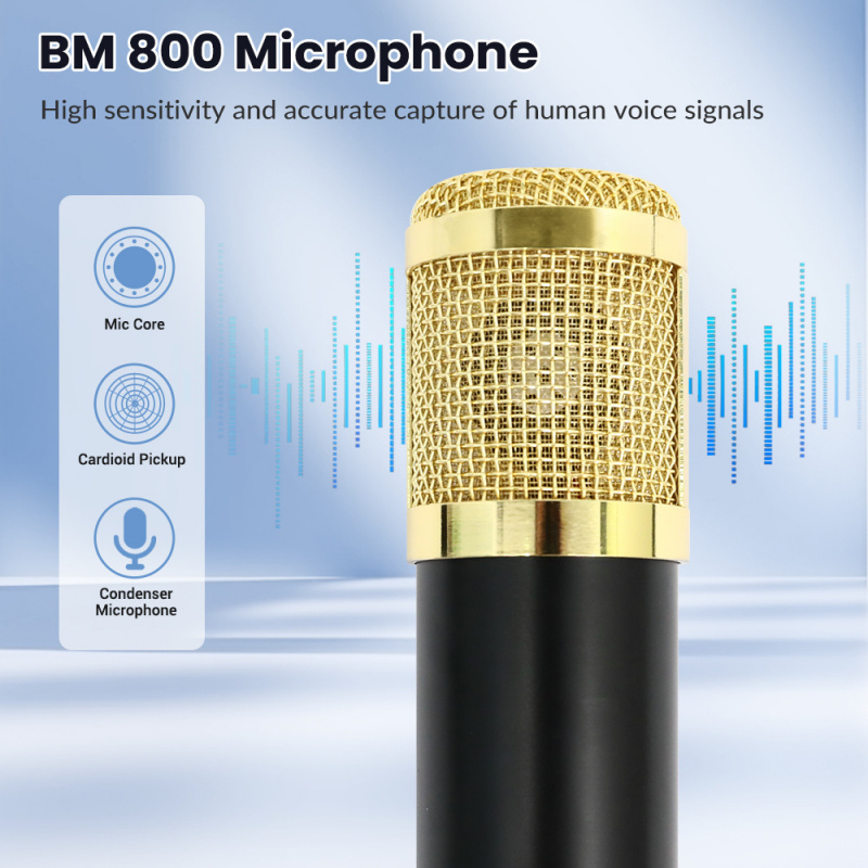 BM800 Condenser Microphone Pod - Audio Music Grading ulasan dan harga