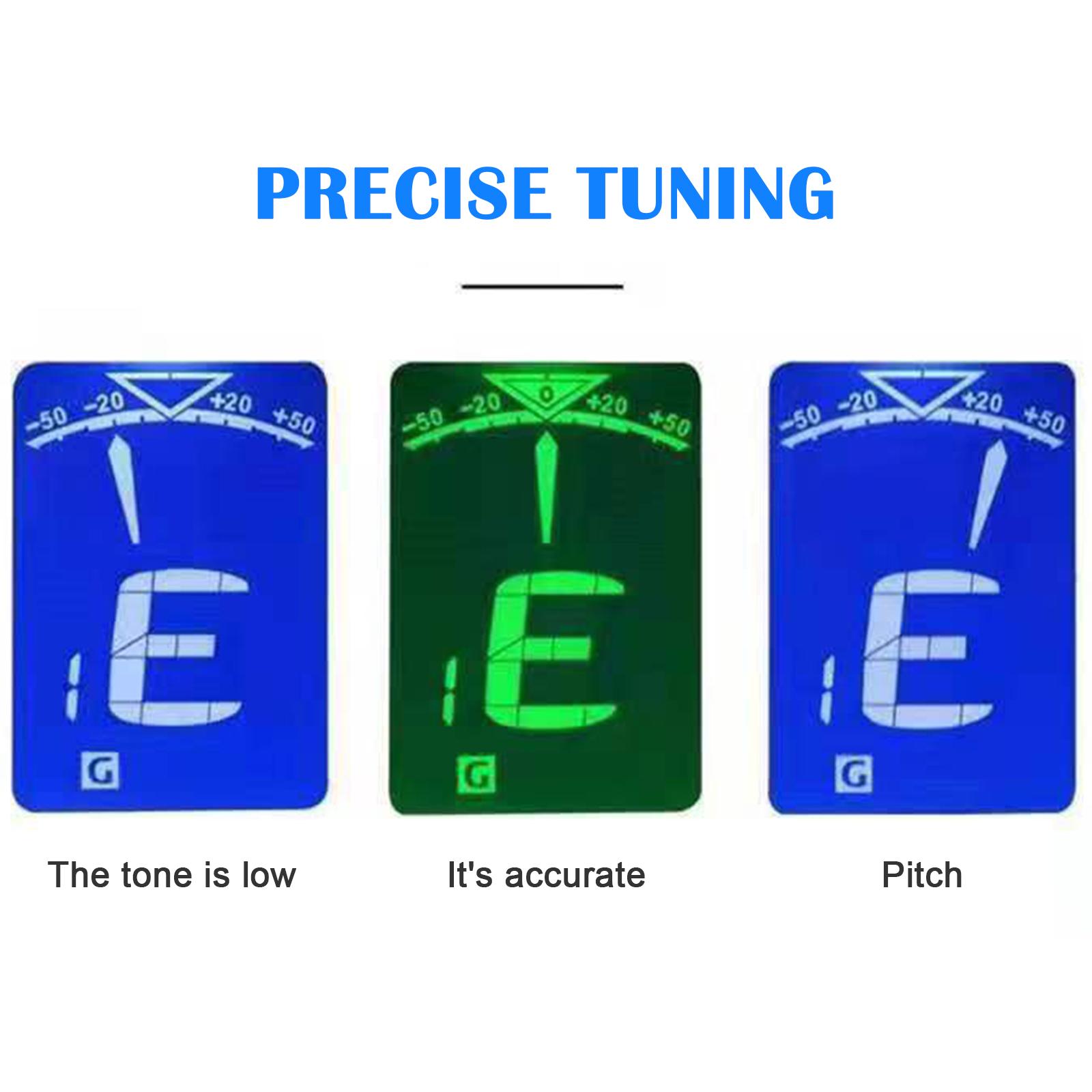 T-02 Guitar Tuner Chromatic Cl - Guitar Tuner Clip ulasan dan harga