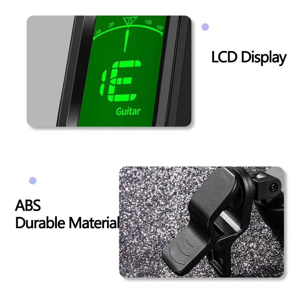Clip on Guitar Tuner Mini LCD  - Guitar Tuner Clip ulasan dan harga